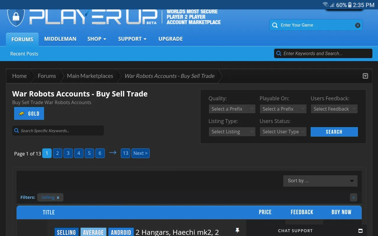 PlayerUp – Multi-platform trading platform from social to games